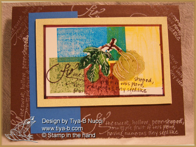 Figs from stamp in the hand