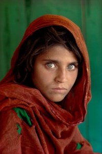 Afghan Girl, at Nasir Bagh refugee camp near Peshawar, Pakistan  1984